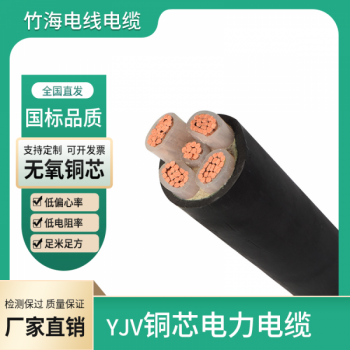 YJV電力電纜_銅芯電力電纜